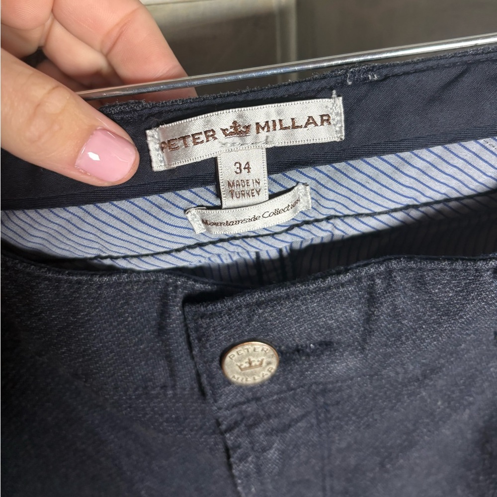 Peter‎ Millar Mountainside Flannel Five-Pocket Pant Preppy Office Classic - Picture 6 of 9